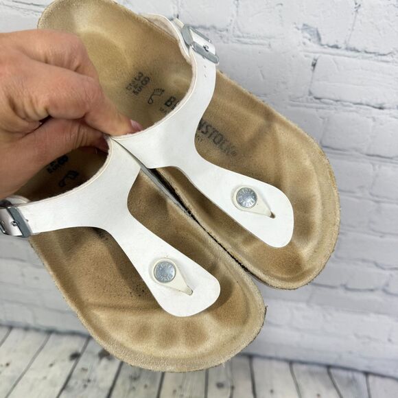Birkenstock Sandals Women Size 7.5-8 US 38 EU Gizeh Birko Flor T Strap Slide - Picture 11 of 12